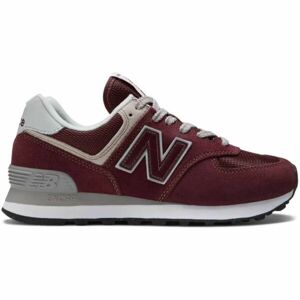 New Balance WL574EVM Dámská volnočasová obuv, vínová, velikost 40.5