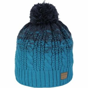 Finmark WINTER HAT Zimní pletená čepice, modrá, velikost