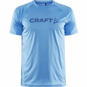 Craft CORE ESSENCE LOGO TEE M Pánské funkční triko, modrá, velikost