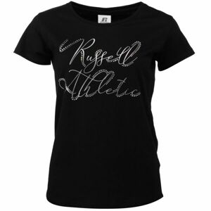 Russell Athletic T-SHIRT W Dámské tričko, černá, velikost