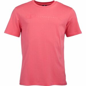 Champion AMERICAN CLASSICS CREWNECK T-SHIRT Pánské tričko, růžová, velikost