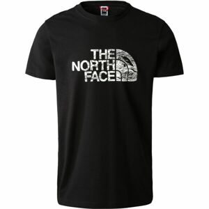 The North Face WOODCUT M Pánské triko, černá, velikost