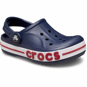 Crocs BAYABAND CLOG T Dětské pantofle, tmavě modrá, velikost 23/24