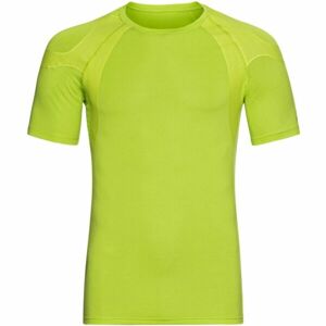Odlo CREW NECK S/S ACTIVESPINE Pánské běžecké tričko, reflexní neon, velikost