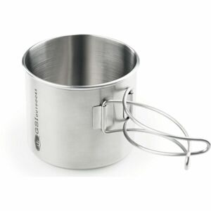 GSI GLACIER STAINLESS BOTTLE CUP/POT Hrnek z nerezu, stříbrná, velikost