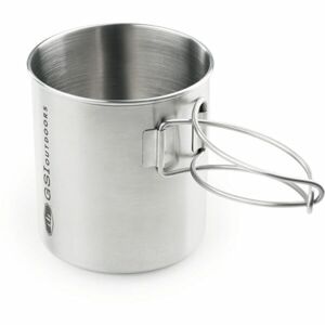 GSI GLACIER STAINLESS BOTTLE CUP LARGE Hrnek z nerezu, stříbrná, velikost