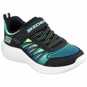 Skechers BOUNDER-ZATIC Dětská volnočasová obuv, černá, velikost