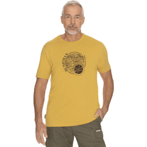 BUSHMAN DAISEN Pánské tričko, žlutá, velikost