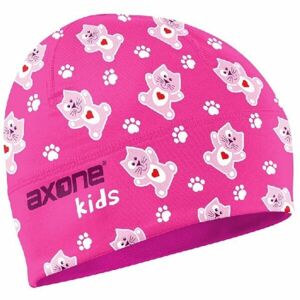 AXONE CATS Dívčí zimní čepice, růžová, velikost