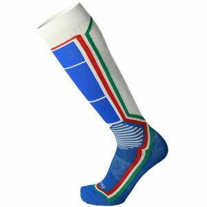 Mico CALZA SKI LIGHT ODOR ZERO X-STATIC Vysoké lyžařské ponožky, bílá, velikost