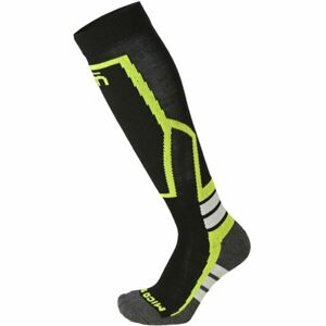 Mico CALZA SKI WARM CONTROL MEDIUM K Dětské vysoké lyžařské ponožky, černá, velikost