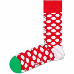 HAPPY SOCKS BIG DOT SNOWMAN Klasické ponožky, červená, velikost
