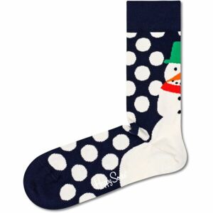 HAPPY SOCKS JUMBO SNOWMAN Klasické ponožky, tmavě modrá, velikost