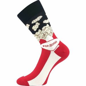 Lonka POPCORN Unisex ponožky, bílá, velikost
