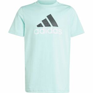 adidas BIG LOGO TEE Juniorské tričko, světle modrá, velikost