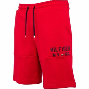 Tommy Hilfiger GRAPHIC SWEATSHORT Pánské šortky, červená, velikost