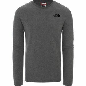 The North Face EASY DEEP M Pánské tričko, šedá, velikost