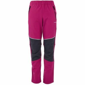 Lewro BENET Dívčí softshellové kalhoty, růžová, velikost