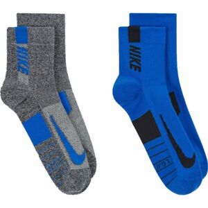 Nike MULTIPLIER Unisexové ponožky, modrá, velikost