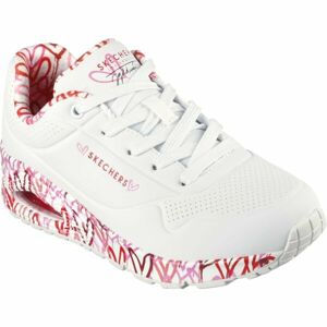 Skechers UNO - LOVING LOVE Dámská volnočasová obuv, bílá, velikost