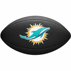 Wilson MINI NFL TEAM SOFT TOUCH FB BL MI Mini míč na americký fotbal, černá, velikost