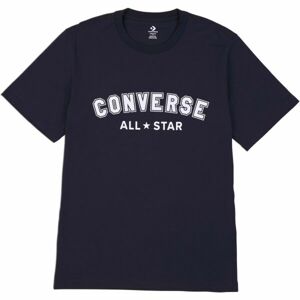 Converse CLASSIC FIT ALL STAR SINGLE SCREEN PRINT TEE Unisexové tričko, černá, velikost