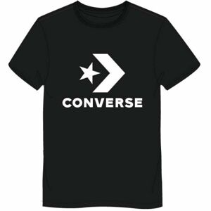 Converse STANDARD FIT CENTER FRONT LARGE LOGO STAR CHEV Unisexové tričko, černá, velikost