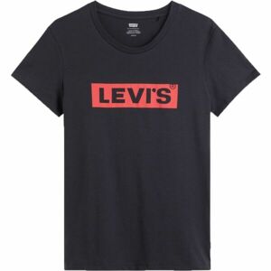 Levi's® THE PERFECT TEE BOX TAB 2.2 Dámské tričko, černá, velikost