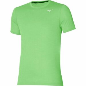 Mizuno IMPULSE CORE TEE Pánské běžecké tričko, světle zelená, velikost