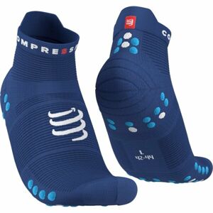 Compressport PRO RACING SOCKS V4.0 RUN Běžecké ponožky, modrá, velikost