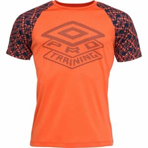 Umbro PRO TRAINING ACTIVE GRAPHIC Pánské sportovní triko, oranžová, velikost