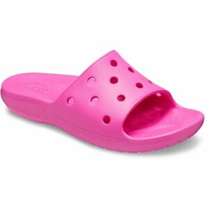 Crocs CLASSIC CROCS SLIDE K Dětské pantofle, růžová, velikost 28/29