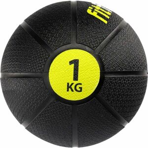 Fitforce MEDICINE BALL 1 KG Medicinbal, černá, velikost