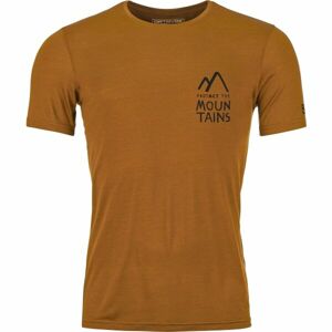 ORTOVOX 120 COOL TEC MTN DUO TS M Pánské triko, oranžová, velikost