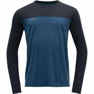 Devold NORANG MERINO 150 SHIRT Pánské triko, tmavě modrá, velikost