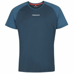 PROGRESS ENERGETIC Pánské sportovní triko, tmavě modrá, velikost