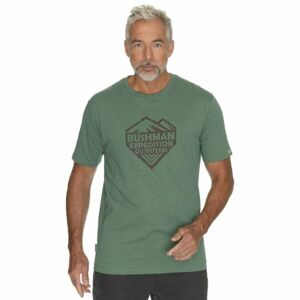 BUSHMAN ELIAS Pánské tričko, zelená, velikost