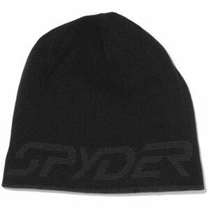 Spyder REVERSIBLE Pánská oboustranná zimní čepice, černá, velikost