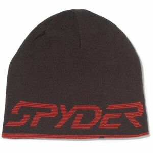 Spyder REVERSIBLE Pánská oboustranná zimní čepice, červená, velikost