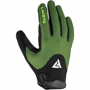 Laceto FURY Cyklistické rukavice, tmavě zelená, velikost