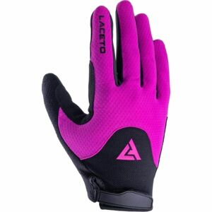 Laceto FURY Cyklistické rukavice, růžová, velikost