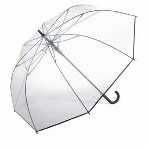 HAPPY RAIN GOLF Partnerský deštník, transparentní, velikost