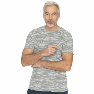 BUSHMAN EXTON Pánské tričko, šedá, velikost