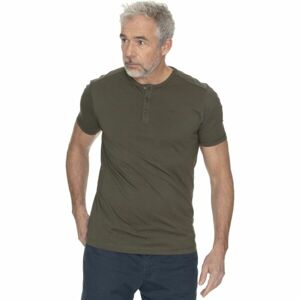 BUSHMAN CONROY Pánské tričko, khaki, velikost