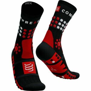 Compressport TREKKING SOCKS Ochranné trekkingové ponožky, černá, velikost