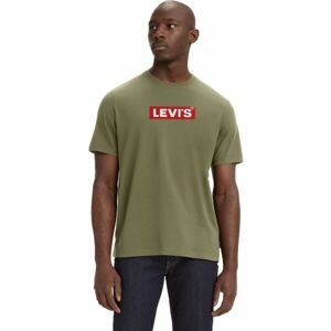 Levi's® SS RELAXED FIT TEE Pánské tričko, khaki, velikost