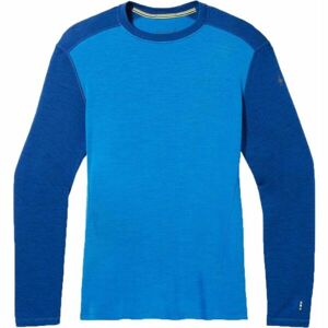 Smartwool M CLASSIC THERMAL MERINO BL CREW BOXED Pánské triko, modrá, velikost