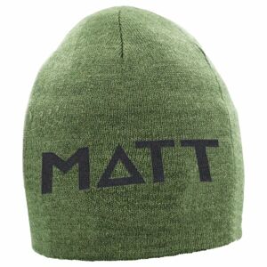 Matt KNIT RUNWARM Zateplená čepice, zelená, velikost