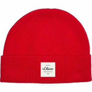 s.Oliver RL BEANIE Pánská čepice, červená, velikost