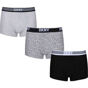 DKNY GENEVA Pánské boxerky, šedá, velikost